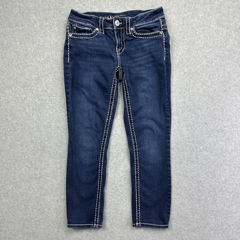 Knox Rose Women's Jeans Crop Skinny‎ Power Stretch Size 2